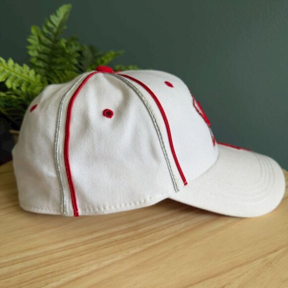 Maryland Terrapins Baseball Cap White/Red One-Fit Top Of The World - Picture 9 of 10